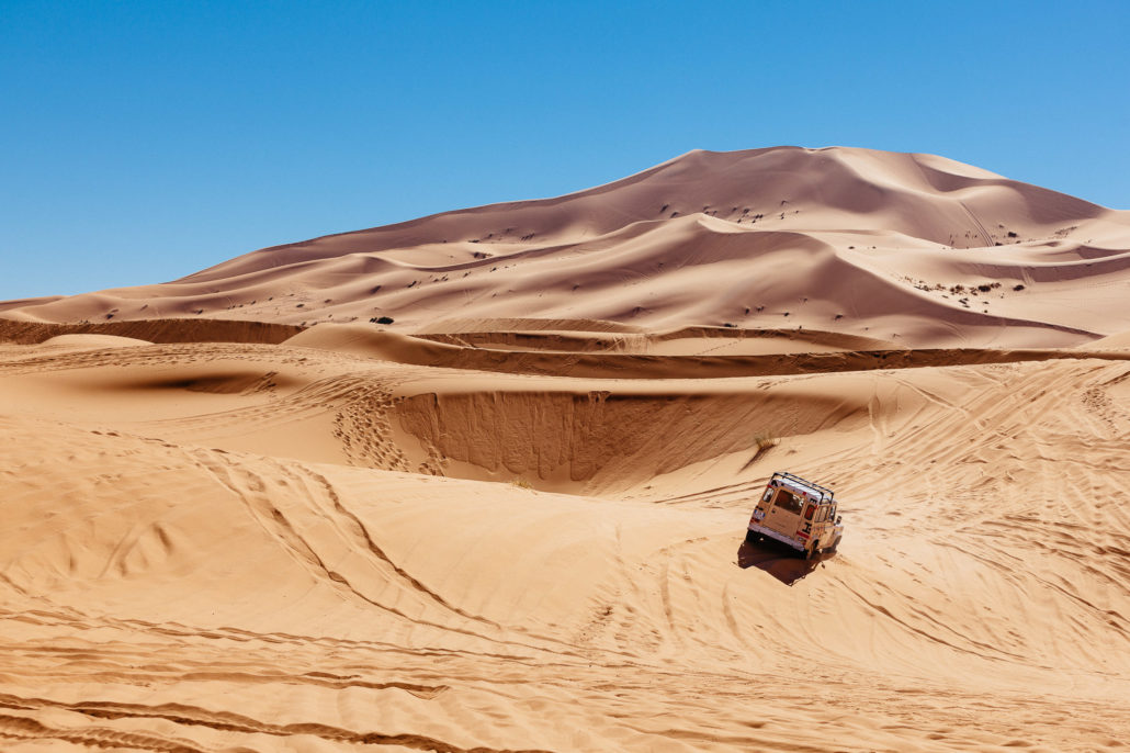 Dirigo in the Erg Chebby, Merzouga, Morocco